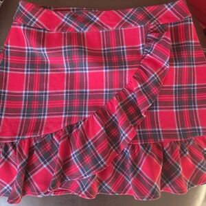 Vineyard Vines Tartan Plaid Skirt - Red and Black